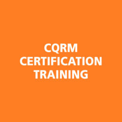 CQRM CERTIFICATION TRAINING